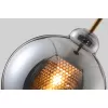 Стеклянный подвесной светильник CATCH catch-smoky01 форма шар серый ImperiumLoft