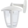 Настенный фонарь уличный  НБУ 07-40-004 «Дели 3» белый прозрачный ЭРА