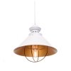 Подвесной светильник Kugar LDP 7930 WT конус белый Lumina Deco