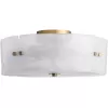 Стеклянный потолочный светильник MT8865 MT8865-4C brass белый DeLight Collection