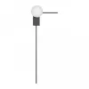 Стеклянный настенный светильник Meridian 10132/G Black белый форма шар Loft It