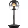 Стеклянный интерьерная настольная лампа Aura 8615T BK-SM форма шар iLedex Стеклянный интерьерная настольная лампа Aura 8615T BK-SM форма шар iLedex
