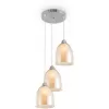 Стеклянный подвесной светильник Astery FR5375PL-03CH1 конус Freya