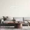 Подвесная люстра Void 10254/1LED White APP круглая белая Escada