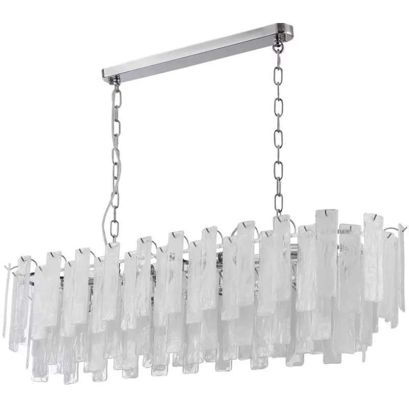 Стеклянная подвесная люстра Glowice 2157/09/12PL белая Stilfort Стеклянная подвесная люстра Glowice 2157/09/12PL белая Stilfort