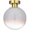 Стеклянный настенно-потолочный светильник Cassius SL1190.202.01 форма шар белый ST Luce