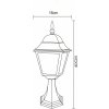 Стеклянный наземный фонарь Bremen A1014FN-1WH прозрачный Artelamp