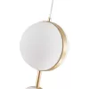 Стеклянный подвесной светильник Asterismo 4448-2P форма шар белый Favourite