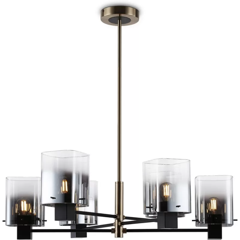 Стеклянная потолочная люстра High Light LH57041 Ambrella Стеклянная потолочная люстра High Light LH57041 Ambrella