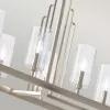 Стеклянная потолочная люстра Kimrose QN-KIMROSE10-PN цилиндр прозрачная Kichler
