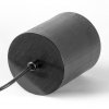 Стеклянный подвесной светильник  LSP-8968 серый цилиндр Lussole