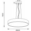 Подвесной светильник Menkar 342205 цилиндр белый Deko-Light