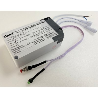Блок питания  UET-E30 40W/EMG IP20 Uniel