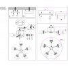 Стеклянная потолочная люстра TRADITIONAL TR303323 цилиндр белая Ambrella