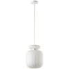 Стеклянный подвесной светильник Jugi 5042/1C цилиндр белый Odeon Light
