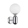Стеклянное бра Okia 4670/1W форма шар белое Odeon Light