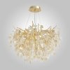 Стеклянная подвесная люстра  Forest D600 GOLD прозрачная