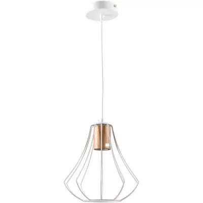 Подвесной светильник  MD.9052-1-P-WH+WOOD Imex