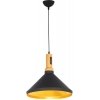 Подвесной светильник Loffia LDP 7868 BK конус черный Lumina Deco