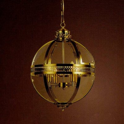 Подвесной светильник 115 KM0115P-3S antique brass DeLight Collection