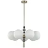 Стеклянная потолочная люстра Palle 5405/7 белая форма шар Odeon Light