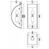 Бра Ripple MOD096WL-01G прозрачное Maytoni