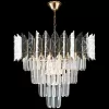 Хрустальная подвесная люстра  02202-0.4-07 FGD+BK прозрачная Хрустальная подвесная люстра  02202-0.4-07 FGD+BK прозрачная