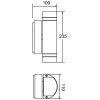 Архитектурная подсветка  78061 R прозрачный Oasis Light