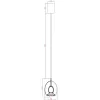 Стеклянный подвесной светильник Geolight 4031/00/01PL прозрачный Stilfort