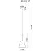 Стеклянный подвесной светильник Stiven MR1031-1P прозрачный