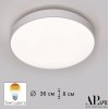 Потолочный светильник Toscana 3315.XM302-1-374/24W/3K White белый круглый APL LED