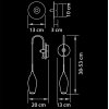 Стеклянное бра PENTOLA 803520 белое Lightstar