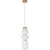 Стеклянный подвесной светильник Duff 10422/C цилиндр белый Loft It