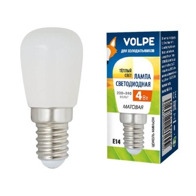 Лампочка светодиодная  LED-Y25-4W/3000K/E14/FR/Z Volpe