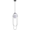 Стеклянный подвесной светильник Beata SL1189.403.01 белый форма шар ST Luce