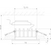 Точечный светильник Combi 25069/LED Elektrostandard