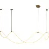 Подвесной светильник 10521 10521P brass/white белый DeLight Collection