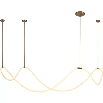 Подвесной светильник 10521 10521P brass/white DeLight Collection