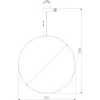 Подвесной светильник Element 90283/1 хром круглый белый Eurosvet