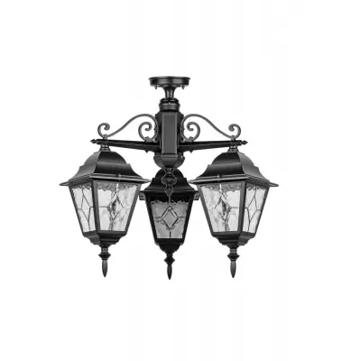 Потолочный светильник уличный QUADRO M lead GLASS 79970MAlgW/3 Bl Oasis Light