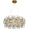 Хрустальная подвесная люстра Garde Art 2196/05/10P прозрачная Stilfort