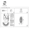 Стеклянное бра Teramo SL1628.101.02 прозрачное ST Luce