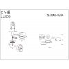 Потолочная люстра Faema SLE6006-702-04 цилиндр серая Evoluce