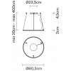 Подвесной светильник Olympic F45A2776 белый Fabbian