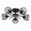 Потолочная люстра Вита 220012005 форма шар желтая MW-Light