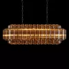Стеклянная подвесная люстра Celebration 10579/1000R Amber цвет янтарь Loft It