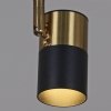 Спот  06664-0.8-03 BK+COP GU10 цилиндр черный