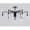 Стеклянная потолочная люстра HIGH LIGHT LH56117 прозрачная Ambrella