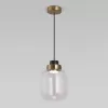 Стеклянный подвесной светильник Jeffry 50240/1 LED прозрачный цилиндр прозрачный Eurosvet