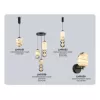 Стеклянный подвесной светильник High Light LH11031 серый Ambrella